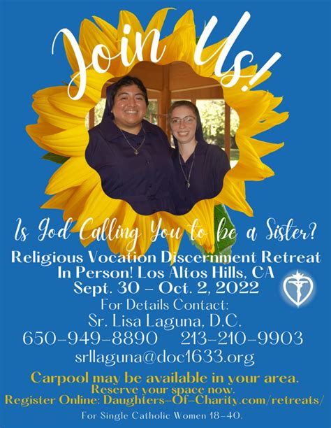 daughters of charity los altos|Discernment Retreat 2022 .